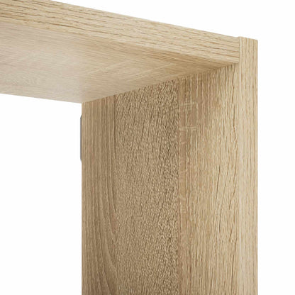 Wall Shelf Sonoma Oak 70 x 17 x 101 cm Engineered Wood