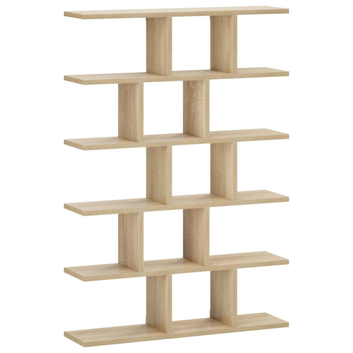Wall Shelf Sonoma Oak 70 x 17 x 101 cm Engineered Wood