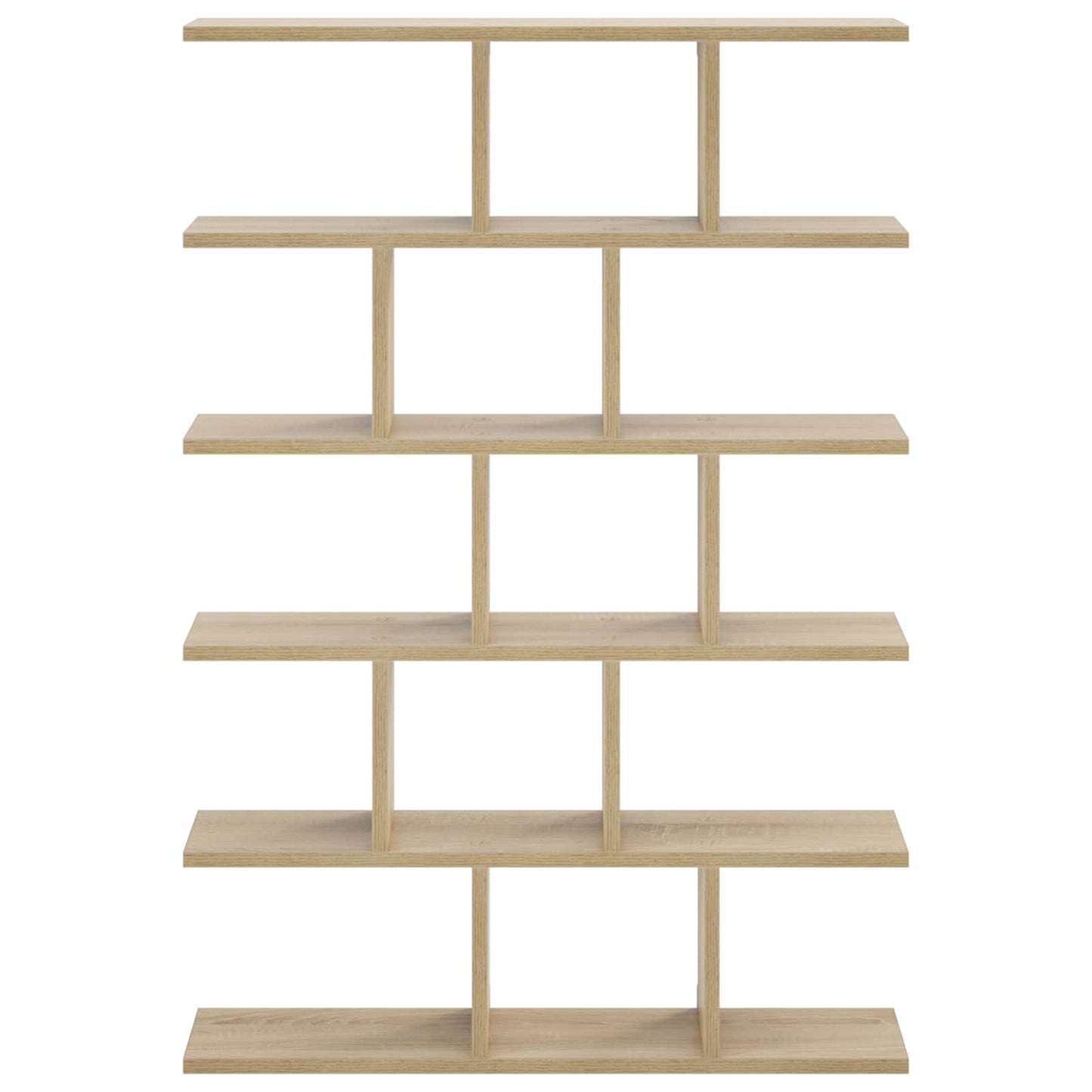 Wall Shelf Sonoma Oak 70 x 17 x 101 cm Engineered Wood