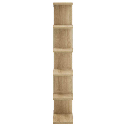 Wall Shelf Sonoma Oak 70 x 17 x 101 cm Engineered Wood