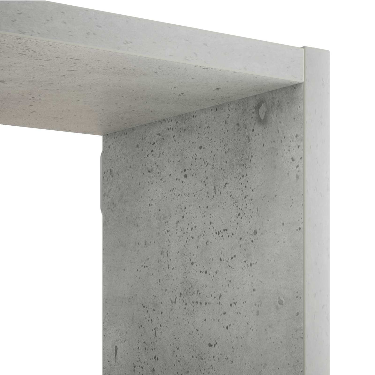 Wall Shelf Concrete Grey 70 x 17 x 101 cm Engineered Wood