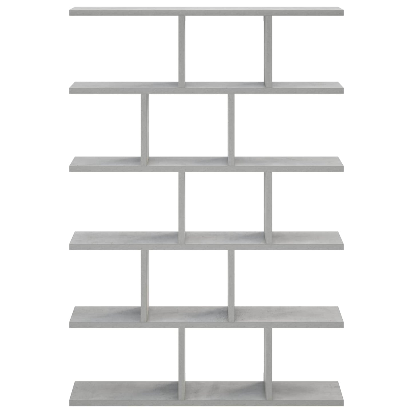 Wall Shelf Concrete Grey 70 x 17 x 101 cm Engineered Wood