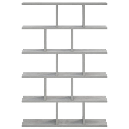 Wall Shelf Concrete Grey 70 x 17 x 101 cm Engineered Wood