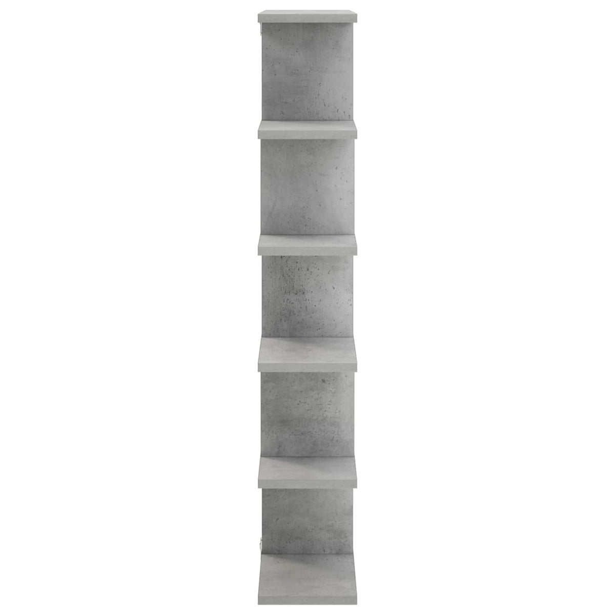 Wall Shelf Concrete Grey 70 x 17 x 101 cm Engineered Wood