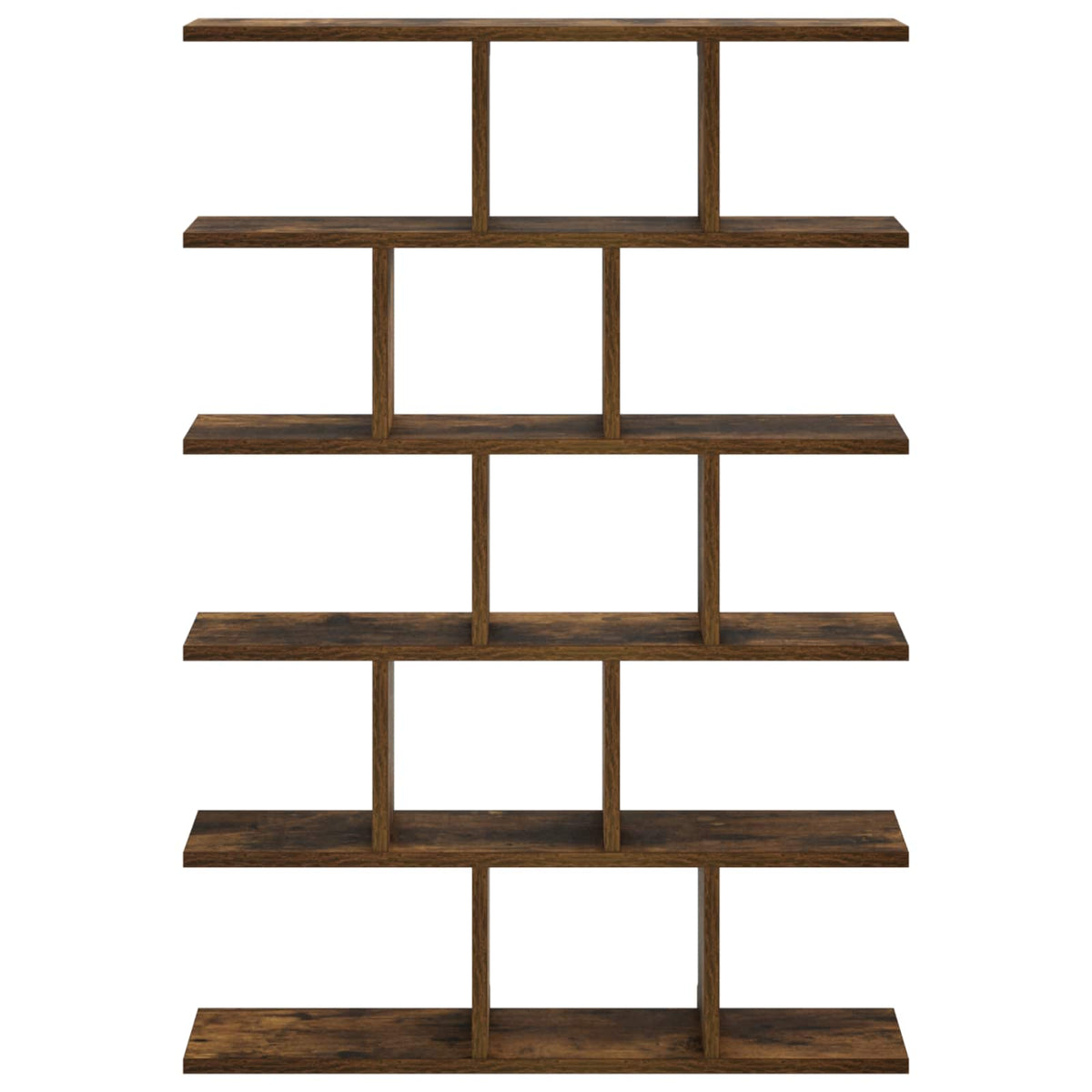 Wall Shelf Smoked Oak 70 x 17 x 101 cm Engineered Wood