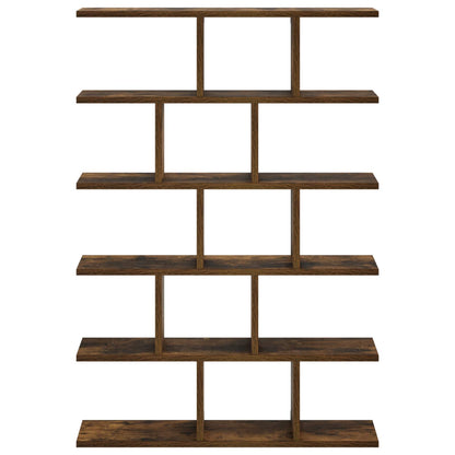 Wall Shelf Smoked Oak 70 x 17 x 101 cm Engineered Wood