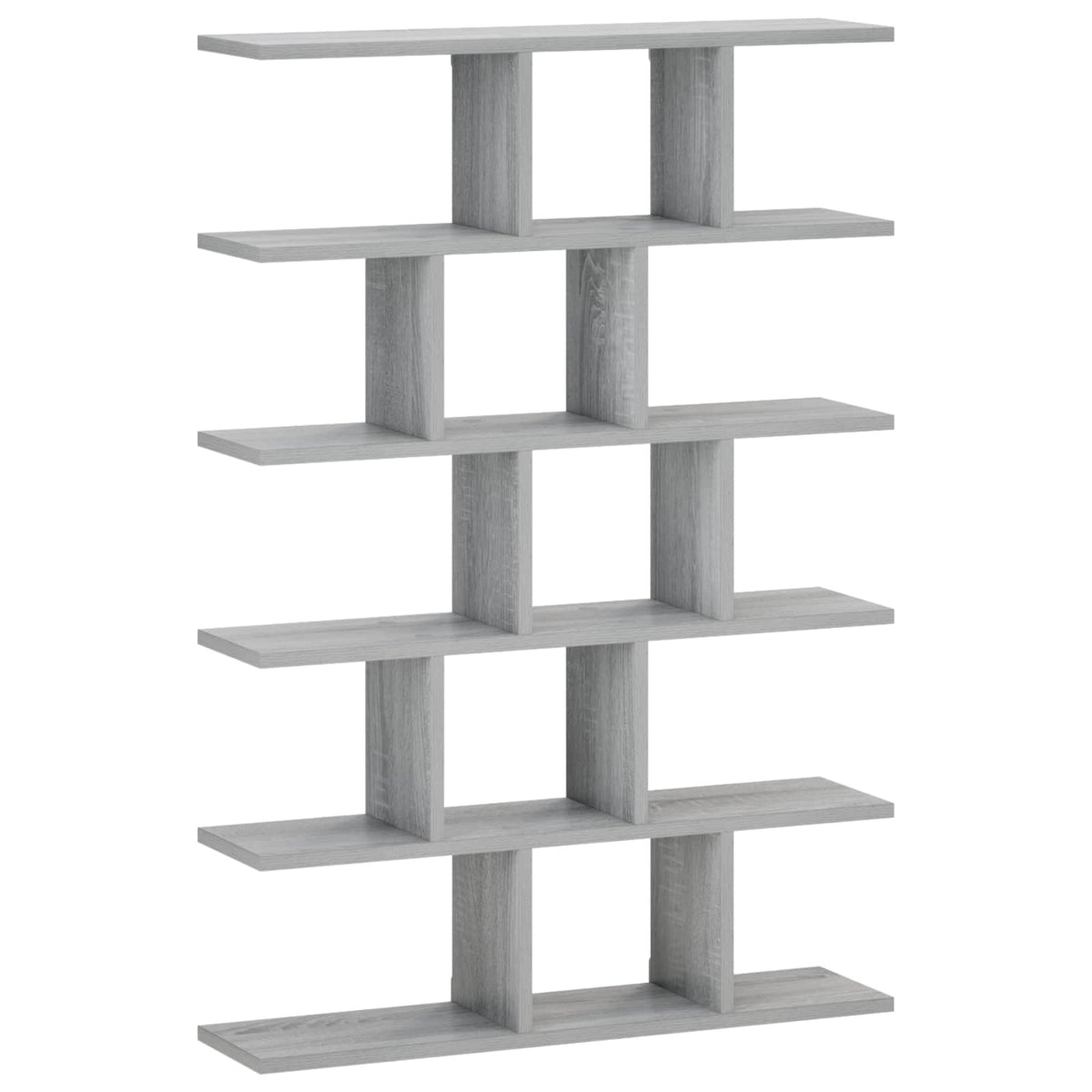 Wall Shelf Grey Sonoma 70 x 17 x 101 cm Engineered Wood