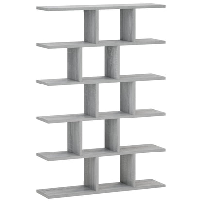 Wall Shelf Grey Sonoma 70 x 17 x 101 cm Engineered Wood
