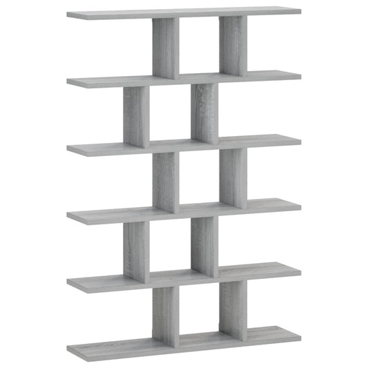Wall Shelf Grey Sonoma 70 x 17 x 101 cm Engineered Wood