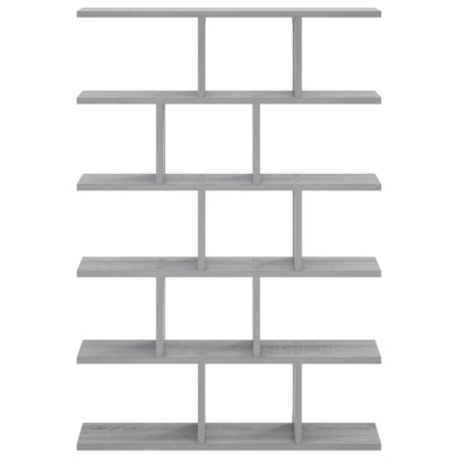 Wall Shelf Grey Sonoma 70 x 17 x 101 cm Engineered Wood