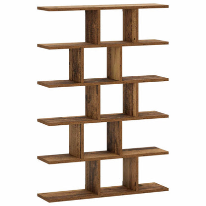 Wall Shelf Oak Wood 70 x 17 x 101 cm Engineered Wood