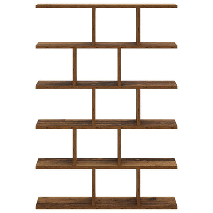 Wall Shelf Oak Wood 70 x 17 x 101 cm Engineered Wood