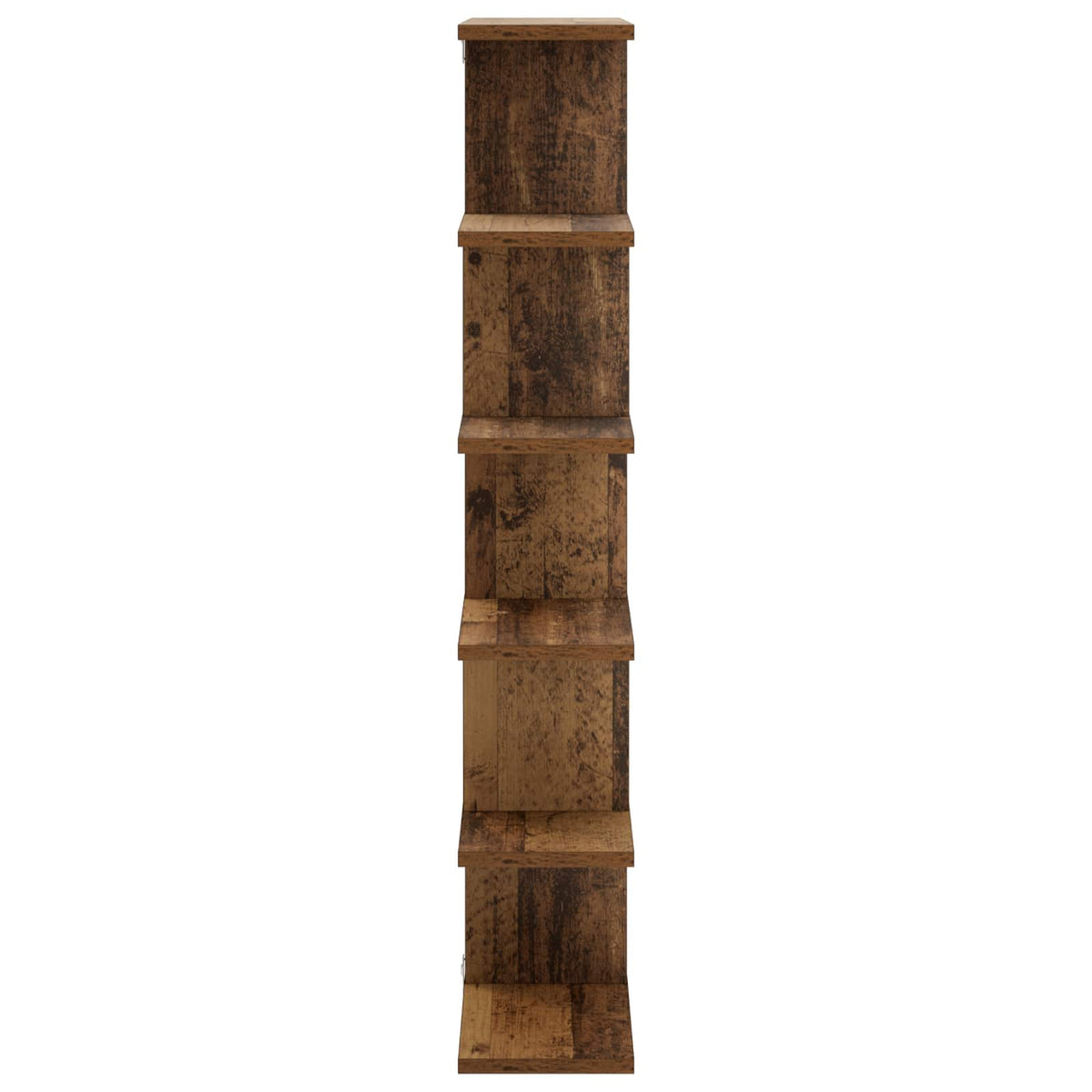 Wall Shelf Oak Wood 70 x 17 x 101 cm Engineered Wood
