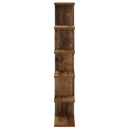 Wall Shelf Oak Wood 70 x 17 x 101 cm Engineered Wood