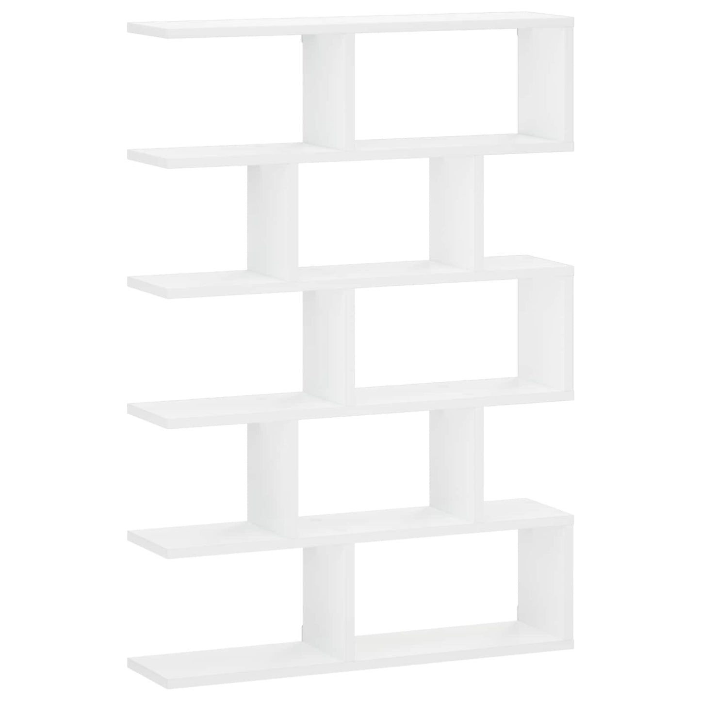 Wall Shelf White 70 x 17 x 101 cm Engineered Wood
