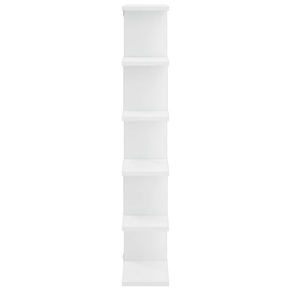 Wall Shelf White 70 x 17 x 101 cm Engineered Wood