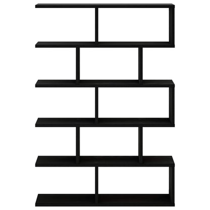 Wall Shelf Black Oak 70 x 17 x 101 cm Engineered Wood