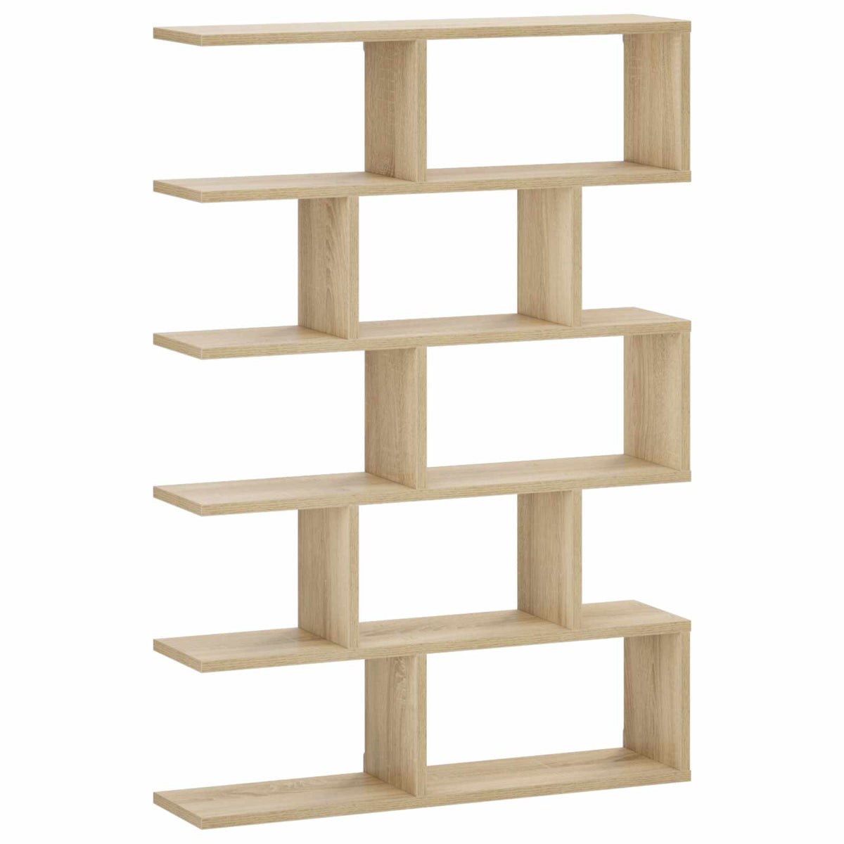 Wall Shelf Sonoma Oak 70 x 17 x 101 cm Engineered Wood