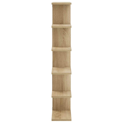 Wall Shelf Sonoma Oak 70 x 17 x 101 cm Engineered Wood