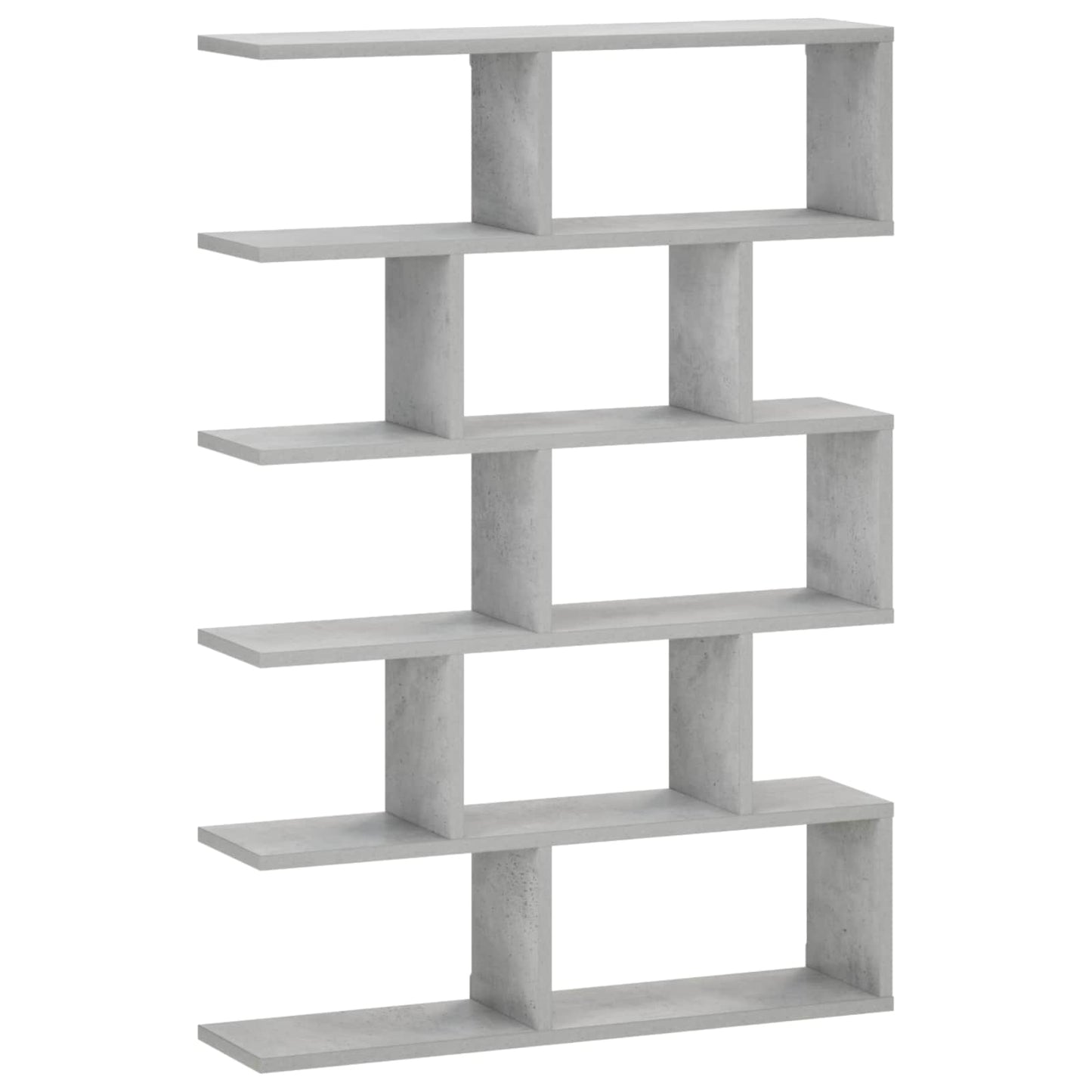 Wall Shelf Concrete Grey 70 x 17 x 101 cm Engineered Wood