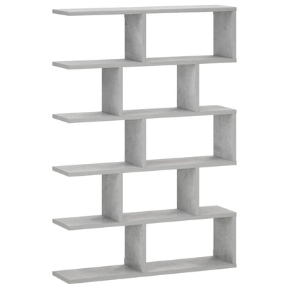 Wall Shelf Concrete Grey 70 x 17 x 101 cm Engineered Wood