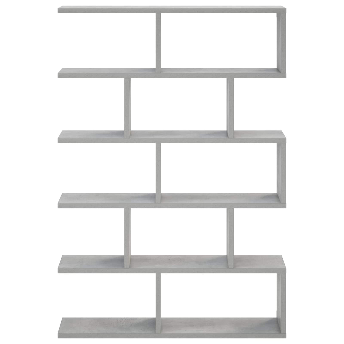 Wall Shelf Concrete Grey 70 x 17 x 101 cm Engineered Wood
