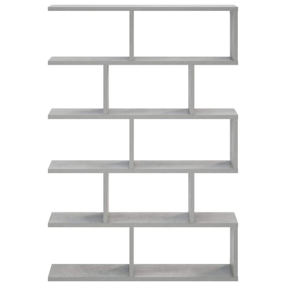 Wall Shelf Concrete Grey 70 x 17 x 101 cm Engineered Wood