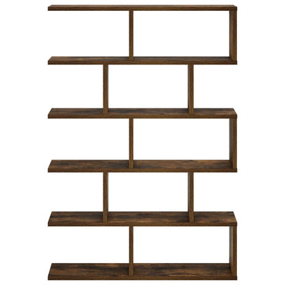 Wall Shelf Smoked Oak 70 x 17 x 101 cm Engineered Wood