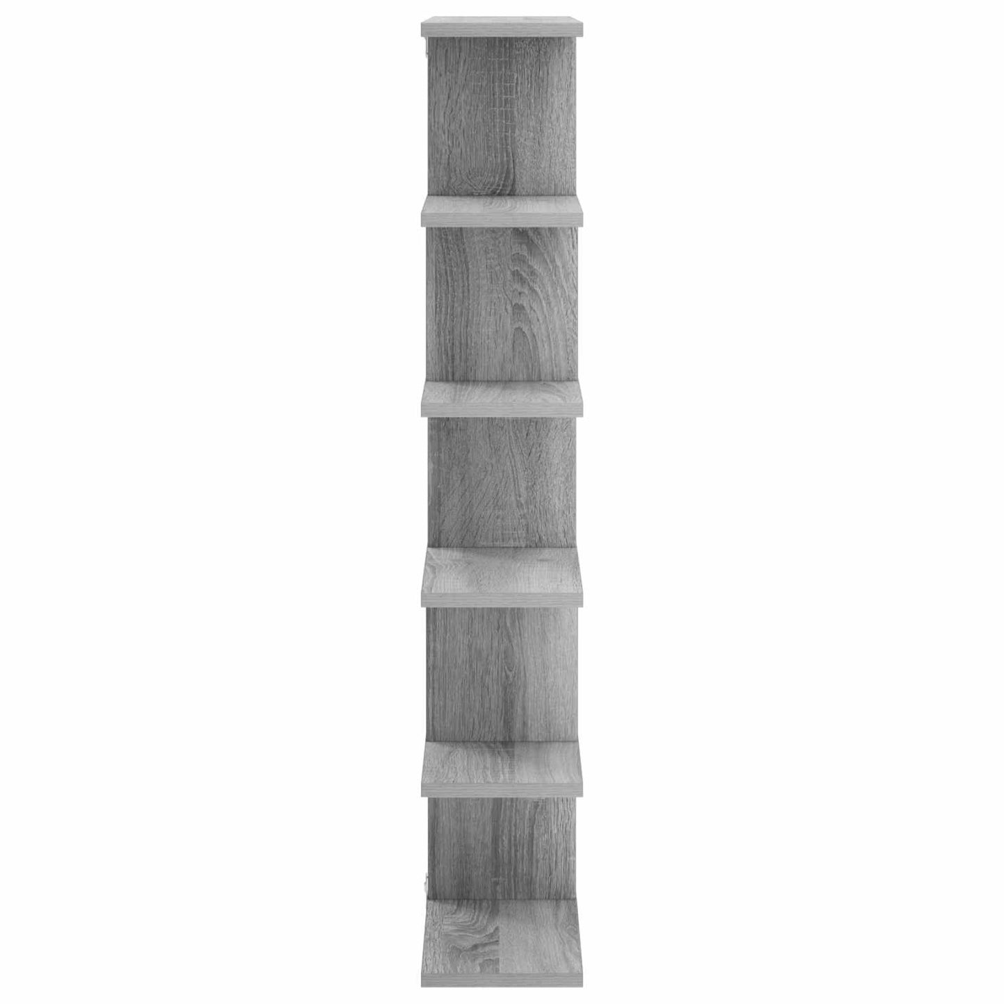 Wall Shelf Grey Sonoma 70 x 17 x 101 cm Engineered Wood