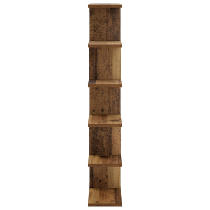 Wall Shelf Old Wood 70 x 17 x 101 cm Engineered Wood