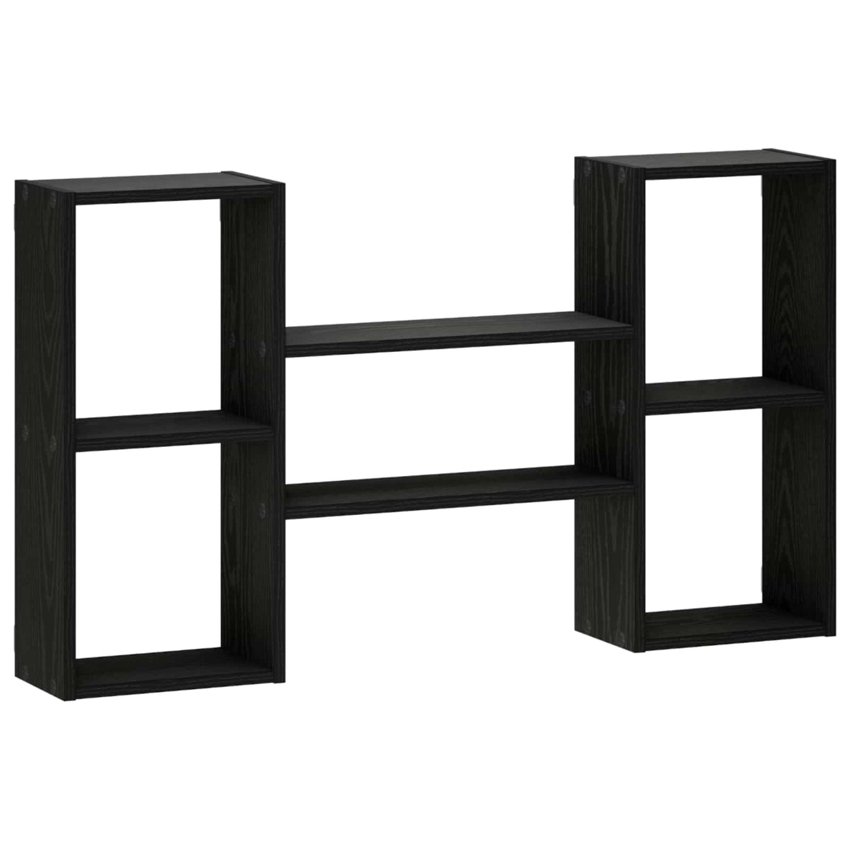 Wall Shelf Black Oak 102 x 17 x 59 cm Engineered Wood