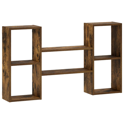 Wall Shelf Smoked Oak 102 x 17 x 59 cm Engineered Wood