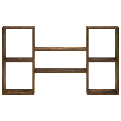 Wall Shelf Smoked Oak 102 x 17 x 59 cm Engineered Wood