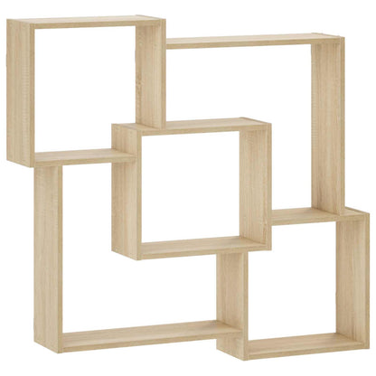 Wall Shelf Sonoma Oak 98 x 17 x 91 cm Engineered Wood