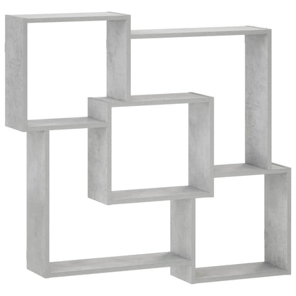 Wall Shelf Concrete Grey 98 x 17 x 91 cm Engineered Wood