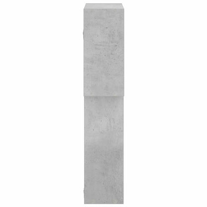 Wall Shelf Concrete Grey 98 x 17 x 91 cm Engineered Wood