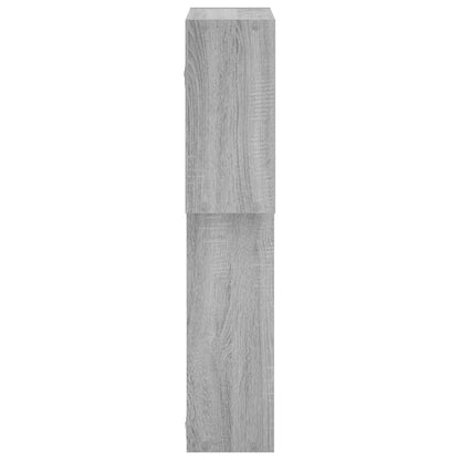 Wall Shelf Grey Sonoma 98 x 17 x 91 cm Engineered Wood