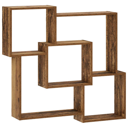 Wall Shelf Old Wood 98 x 17 x 91 cm Engineered Wood