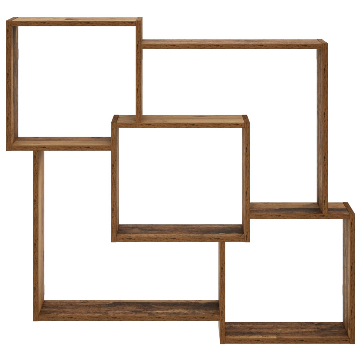 Wall Shelf Old Wood 98 x 17 x 91 cm Engineered Wood