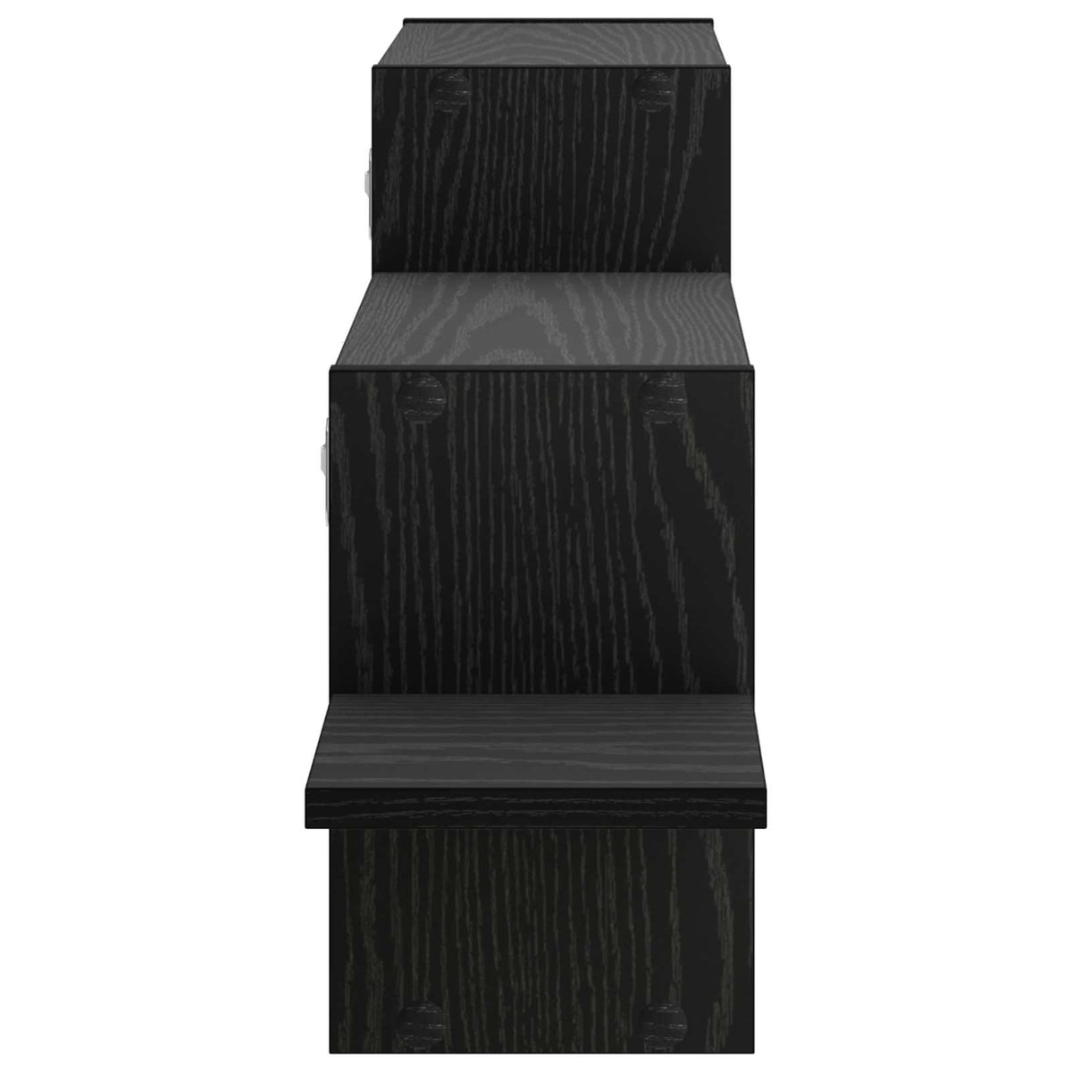 Wall Shelf Black Oak 95 x 17 x 37 cm Engineered Wood