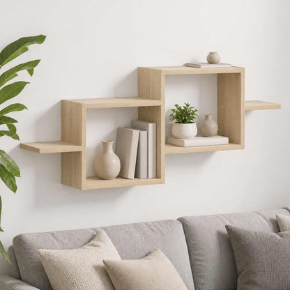 Wall Shelf Sonoma Oak 95 x 17 x 37 cm Engineered Wood