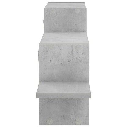 Wall Shelf Concrete Grey 95 x 17 x 37 cm Engineered Wood