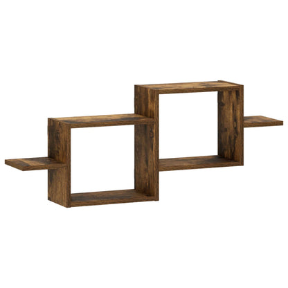 Wall Shelf Smoked Oak 95 x 17 x 37 cm Engineered Wood