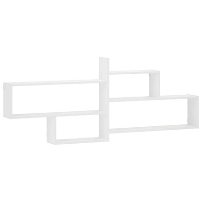 Wall Shelf White 168.5 x 17 x 68 cm Engineered Wood