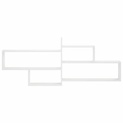 Wall Shelf White 168.5 x 17 x 68 cm Engineered Wood