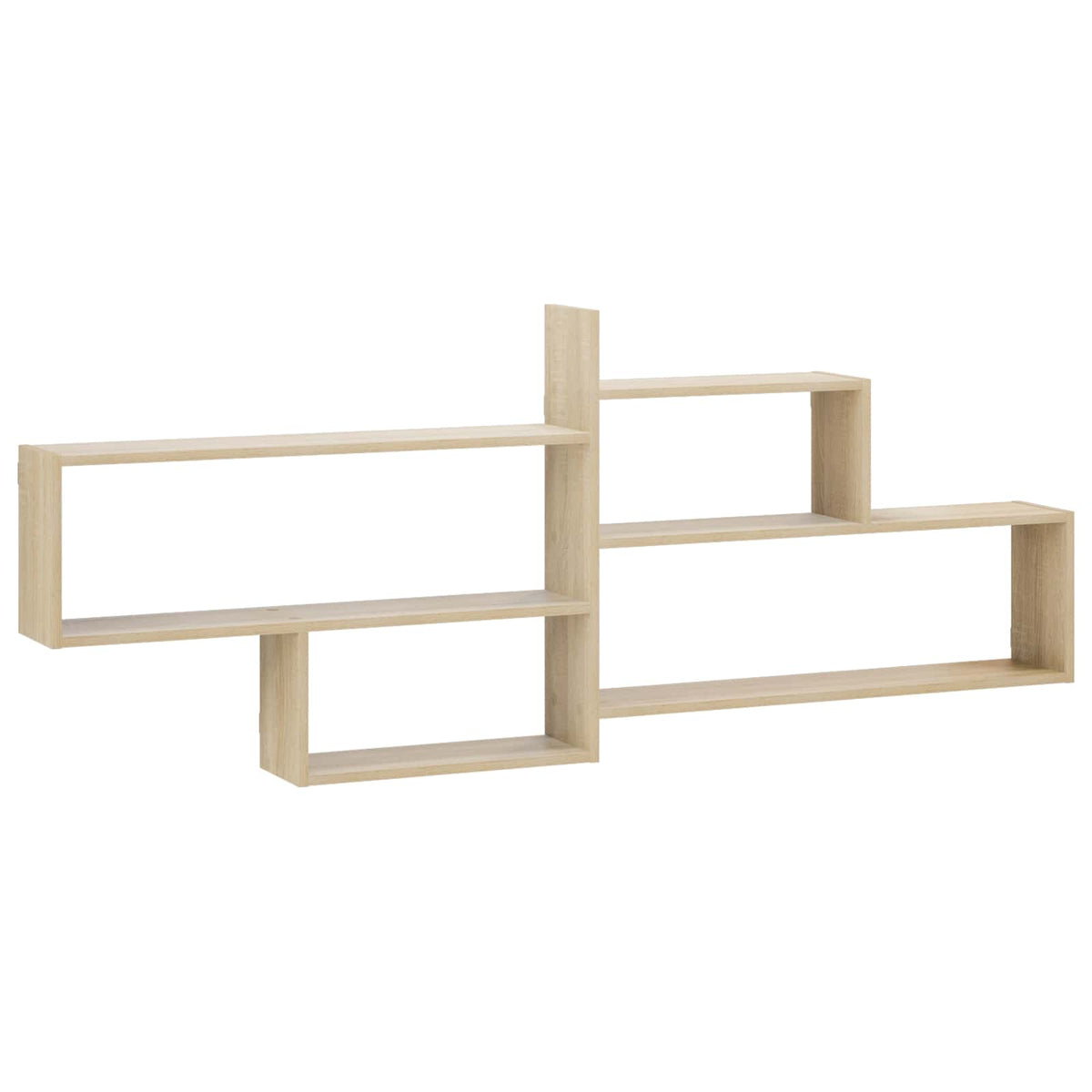 Wall Shelf Sonoma Oak 168.5 x 17 x 68 cm Engineered Wood