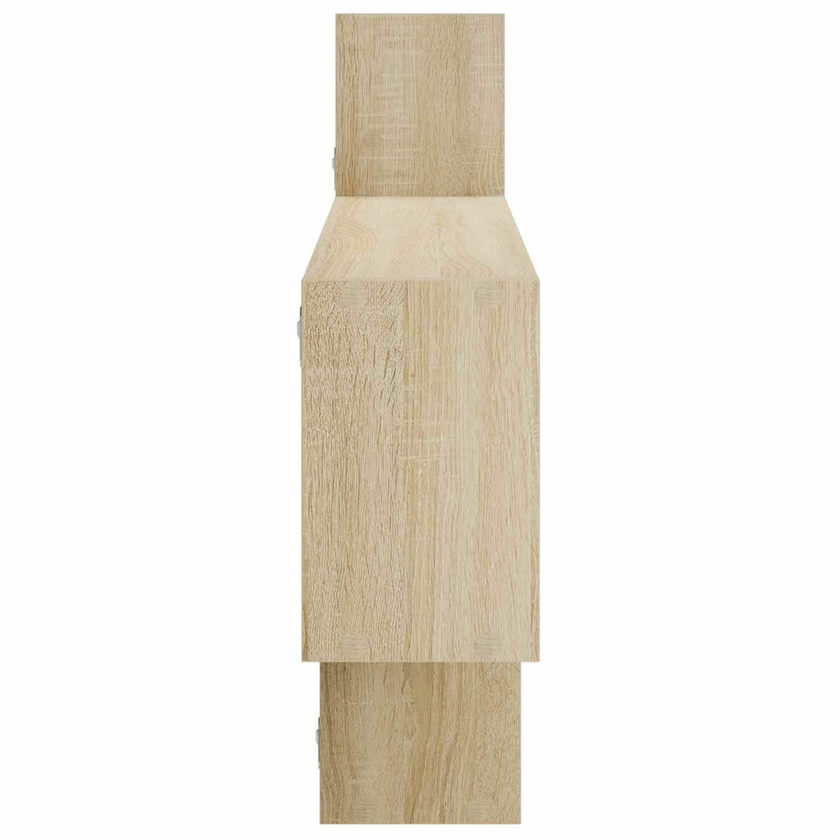 Wall Shelf Sonoma Oak 168.5 x 17 x 68 cm Engineered Wood