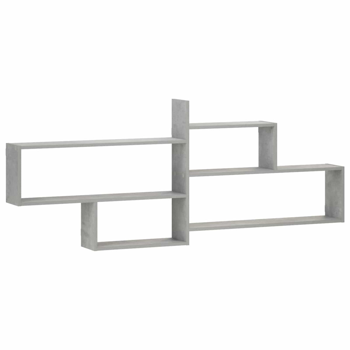 Wall Shelf Concrete Grey 168.5 x 17 x 68 cm Engineered Wood