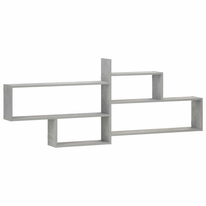 Wall Shelf Concrete Grey 168.5 x 17 x 68 cm Engineered Wood