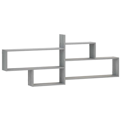 Wall Shelf Grey Sonoma 168.5 x 17 x 68 cm Engineered Wood